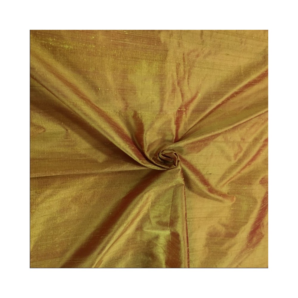 Silk Dupion Fabric Gold 30