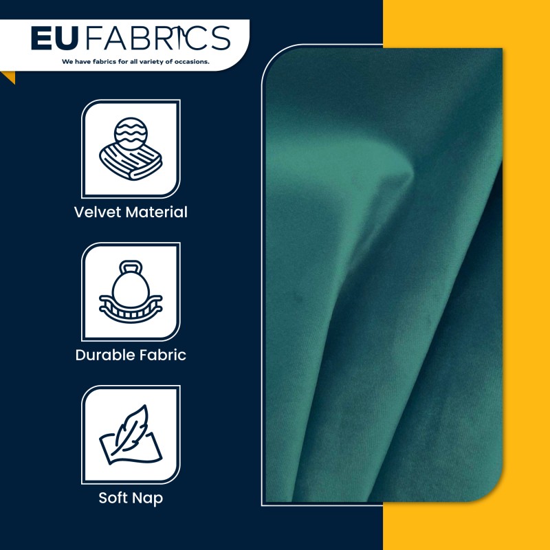 Fire Retardant Upholstery Velvet Black 1