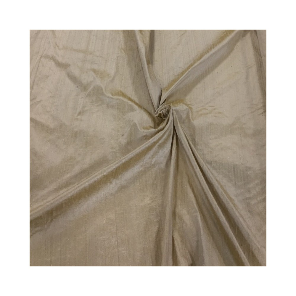 Silk Dupion Fabric Light Gold 81