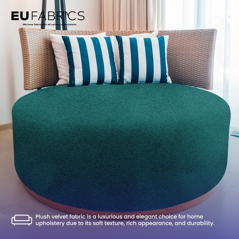 Fire Retardant Upholstery Velvet Black 1