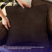 Fire Retardant Upholstery Velvet Black 1