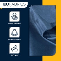 Fire Retardant Upholstery Velvet Black 1