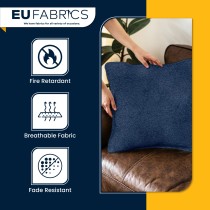 Fire Retardant Upholstery Velvet Black 1