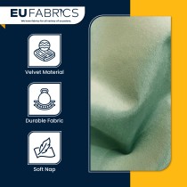 Fire Retardant Upholstery Velvet Black 1
