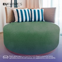 Fire Retardant Upholstery Velvet Black 1