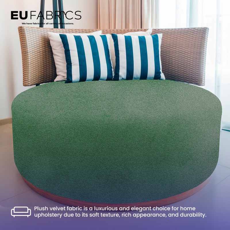 Fire Retardant Upholstery Velvet Black 1