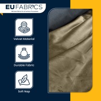 Fire Retardant Upholstery Velvet Black 1