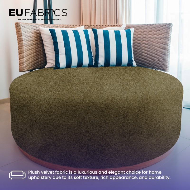 Fire Retardant Upholstery Velvet Black 1