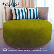 Fire Retardant Upholstery Velvet Black 1