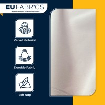 Fire Retardant Upholstery Velvet Black 1