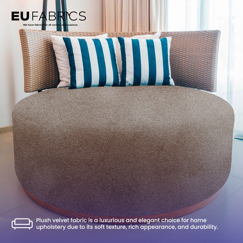 Fire Retardant Upholstery Velvet Black 1