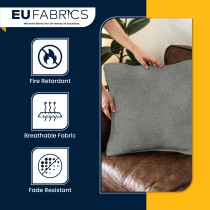 Fire Retardant Upholstery Velvet Black 1