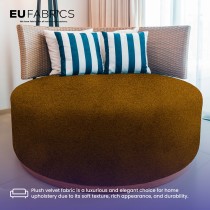 Fire Retardant Upholstery Velvet Black 1