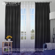 60% Blackout Fabric Black 1