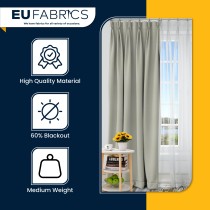 60% Blackout Fabric Black 1