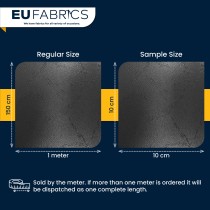 Tarpaulin 610 GSM PVC FR PVC Cape Grain Black 