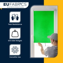 Tarpaulin 610 GSM PVC FR PVC Cape Grain Black 