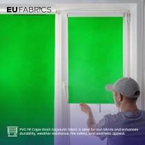 Tarpaulin 610 GSM PVC FR PVC Cape Grain Black 