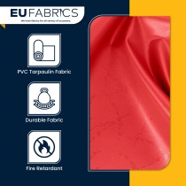 Tarpaulin 610 GSM PVC FR PVC Cape Grain Black 