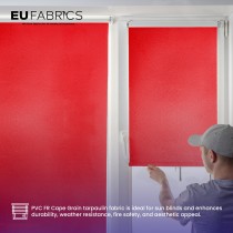 Tarpaulin 610 GSM PVC FR PVC Cape Grain Black 