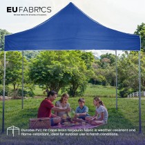 Tarpaulin 610 GSM PVC FR PVC Cape Grain Black 