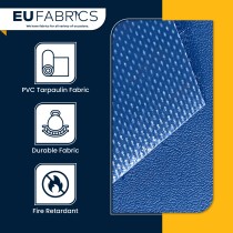 Tarpaulin 610 GSM PVC FR PVC Cape Grain Black 