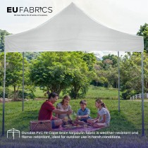 Tarpaulin 610 GSM PVC FR PVC Cape Grain Black 