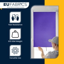 Tarpaulin 610 GSM PVC FR PVC Cape Grain Black 