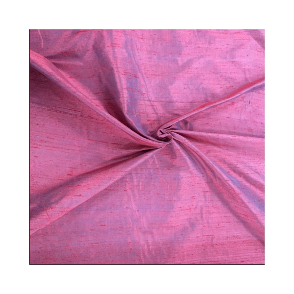 Silk Dupion Fabric Plum 92