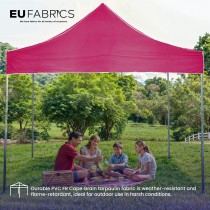 Tarpaulin 610 GSM PVC FR PVC Cape Grain Black 