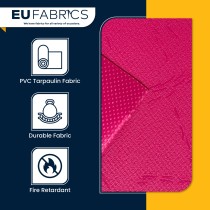 Tarpaulin 610 GSM PVC FR PVC Cape Grain Black 