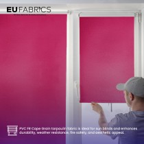 Tarpaulin 610 GSM PVC FR PVC Cape Grain Black 