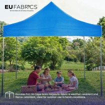 Tarpaulin 610 GSM PVC FR PVC Cape Grain Black 