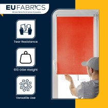 Tarpaulin 610 GSM PVC FR PVC Cape Grain Black 