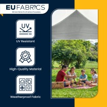 Tarpaulin 610 GSM PVC FR PVC Cape Grain Black 