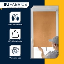 Tarpaulin 610 GSM PVC FR PVC Cape Grain Black 