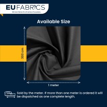 Fire Retardant Polycotton Sheeting Fabric Black 3