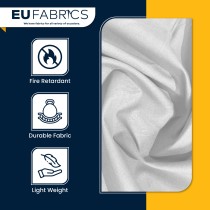 Fire Retardant Polycotton Sheeting Fabric Black 3