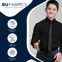 Polycotton Drill Black1