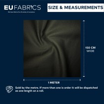 Polycotton Drill Black1