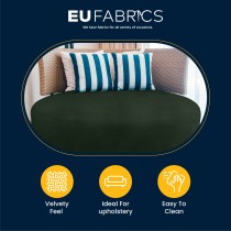 Faux Suede Bottle Green