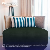 Faux Suede Bottle Green