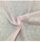 3 Hole Broderie Anglaise Fabric Pink
