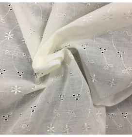 3 Hole Broderie Anglaise Fabric
