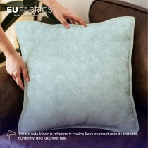 Faux Suede Bottle Green