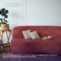 Faux Suede Bottle Green