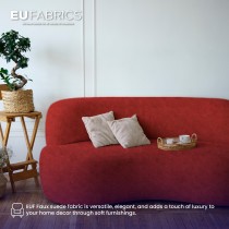 Faux Suede Bottle Green