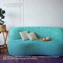 Faux Suede Bottle Green