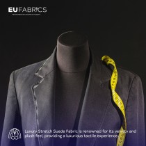 Stretch Suede Fabric Tobacco