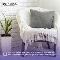 Stretch Suede Fabric Tobacco